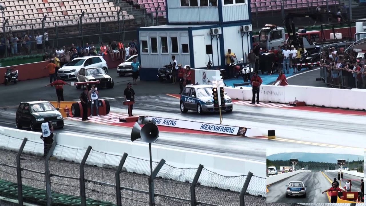 The World fastest VW Golf MK4 by X-Parts Hockenheimring Drag Race Public Days under 10 Sec.