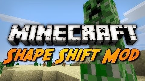 Minecraft Mod Spotlight : Shape-Shifter Mod 1.5.1