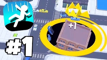 *OMG* FINALLY A NEW .io GAME! - Hole.io Gameplay Walkthrough Part 1 (agar.io slither.io)