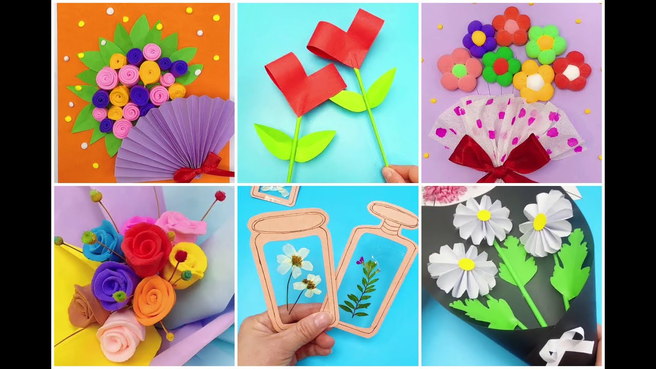 The Most Easy and Beautiful Flower Crafts