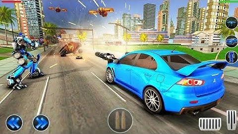 Drone Robot Car Transfrom Robot Transforming Games, Android Gameplay.