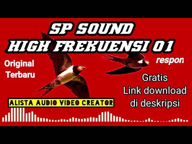 Suara panggil burung walet SP SOUND HIGH FREKUENSI 01 Sp respon gratis download di deskripsi class=