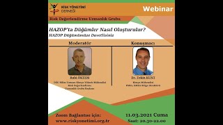 RİSKYÖN WEBINAR: “HAZOP’ta Düğümler Nasıl Oluşturulur? HAZOP Düğümümüze Davetlisiniz?”