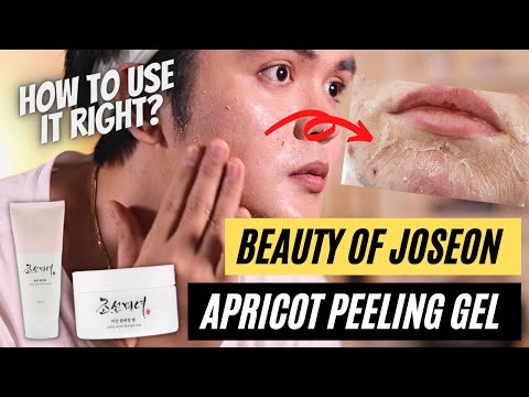 HOW TO USE APRICOT PEELING GEL & CLEANSING BALM FT. BEAUTY OF JOSEON