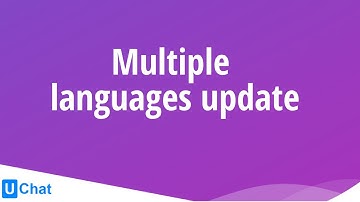 Multiple Language Updates - Now support All Languages