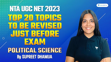 Marathon | Top 20 topics to be revised just before exam | NET/JRF 2023 | Supreet Dhamija