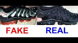 Real vs Fake Nike Air Vapormax plus. How to spot counterfeit Nike Vapormax