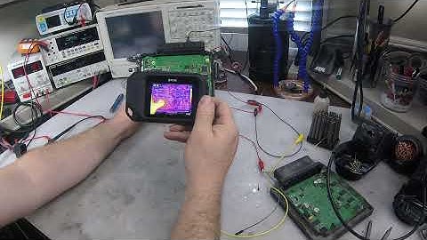 Electronic repair -  Using a flir infrared camera for finding electrical shorts with thermal imaging