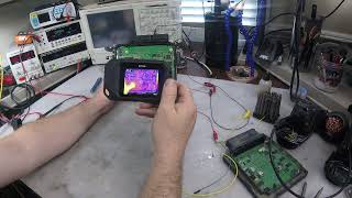 Electronic repair -  Using a flir infrared camera for finding electrical shorts with thermal imaging
