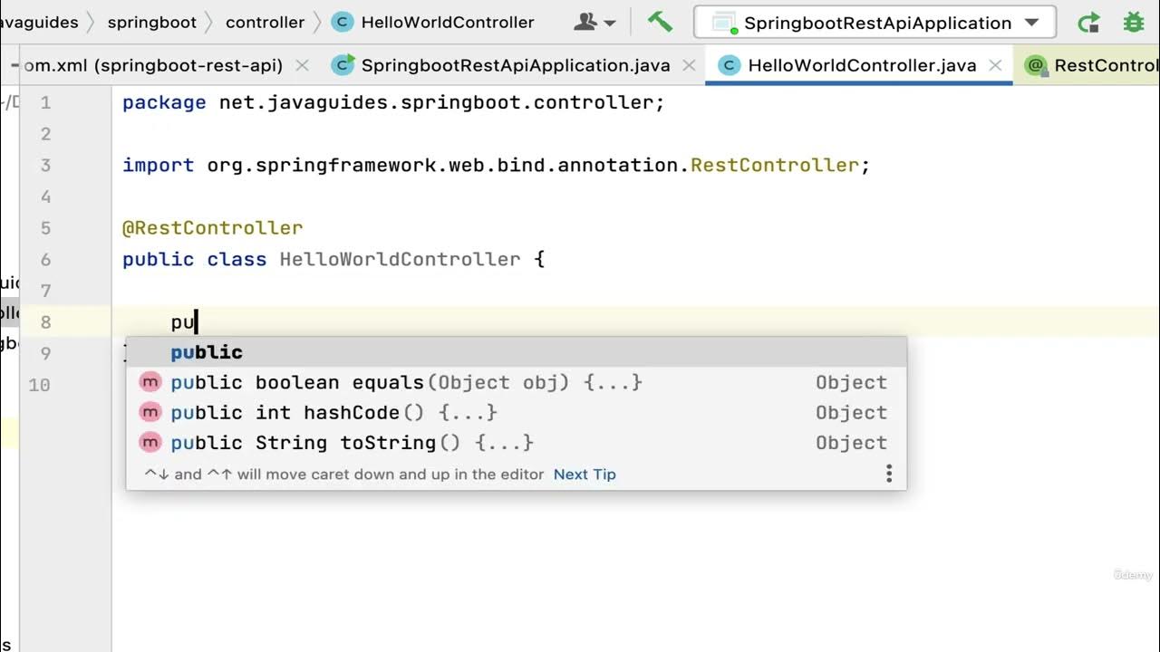 Spring Boot Fundamentals | Create Simple Spring Boot REST API - YouTube