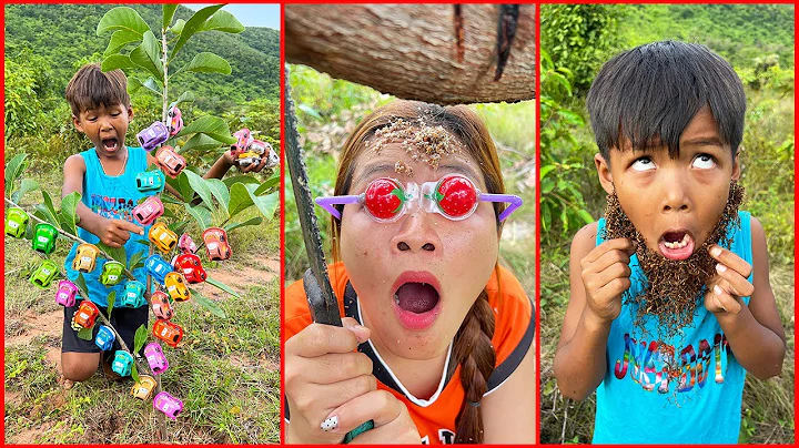 Survival Skills: SMART idea and USEFUL with single mom in forest #bushcraft #camping #outdoors #idea