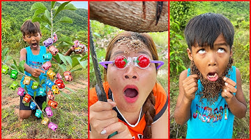 Survival Skills: SMART idea and USEFUL with single mom in forest #bushcraft #camping #outdoors #idea