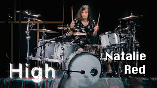 [4K] Natalie Red - High | Adrian Trepka drum cover
