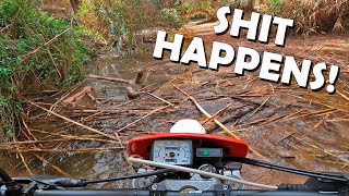 FAIL - River crossing goes wrong on my Yamaha TT600 - Dual Sport Motorcycles by John Neves 1,286 views 1 year ago 38 minutes