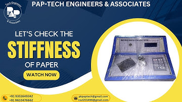 DIGITAL STIFFNESS TESTER || ELECTRONIC STIFFNESS TESTER || PAP-TECH MAKE