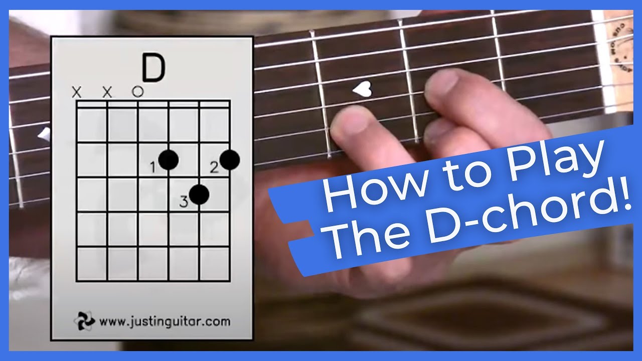 Super Easy First Guitar Lesson Guitar Lessons For Beginners Stage 1 The D Chord Youtube