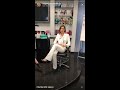 Евгения Феофилактова с новой причёской в прямом эфире Instagram 28-08-2017