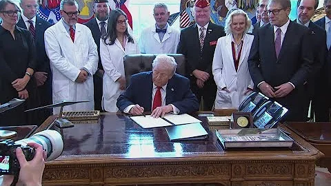 President Trump signs executive order that could reclassify marijuana as a less dangerous drug