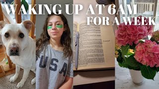 ATTEMPTING TO WAKE UP AT 6AM CHALLENGE | healthy habits, struggles, grwm's!