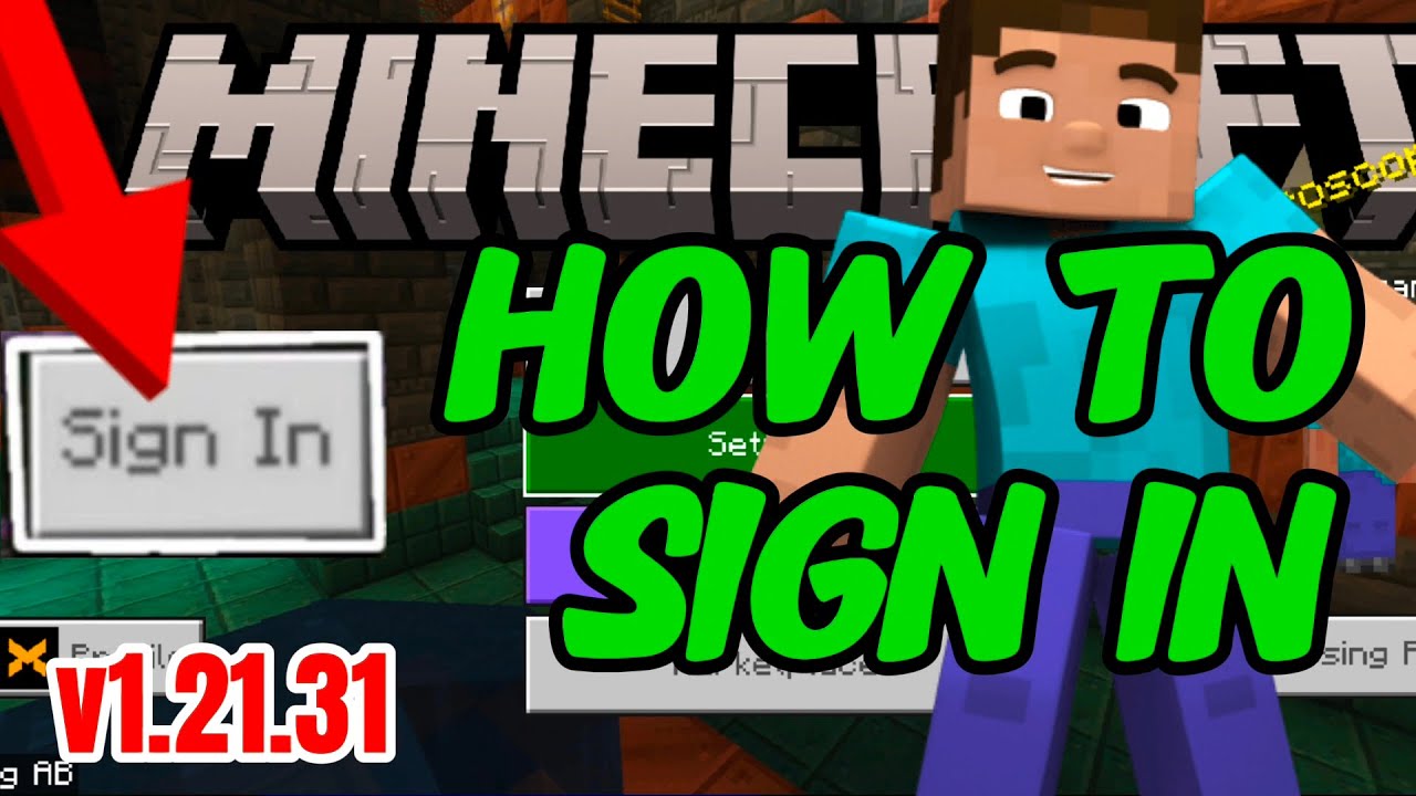 Minecraft How To Sign In |#minecraft #minecraftshorts #manjeegaming ...