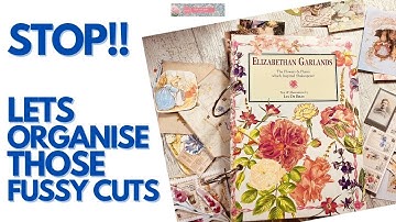 Lets Make An Ephemera Organiser for our Fussy Cuts and Get Organised!!