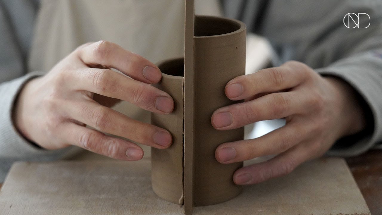 물레와 판작업으로 만드는 도자기 화병 : Making a ceramic vase [ONDO
