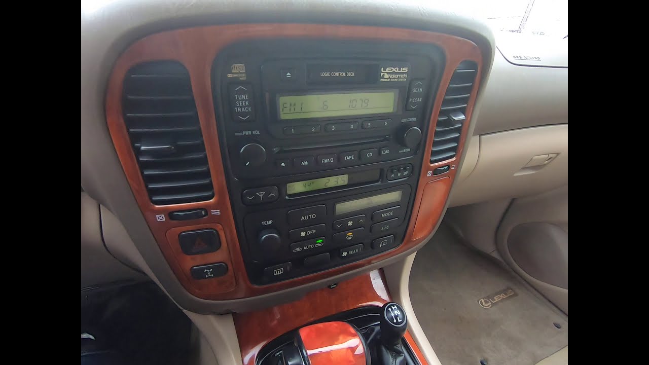 2000 Lexus LX470 interior by Vintage Motors - YouTube