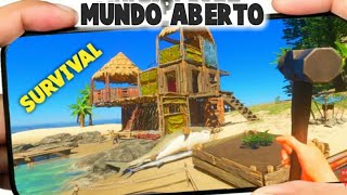 5 MELHORES JOGOS SOBREVIVÊNCIA & EXPLORAÇÃO MUNDO ABERTO PARA ANDROID (2020) screenshot 1