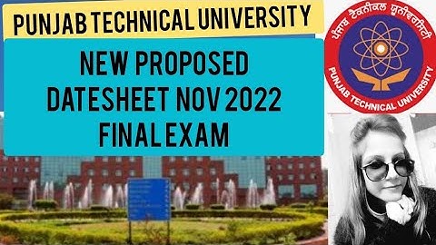 updated proposed datesheet notice ptu|ptu latest new notice29.09.2022 |final exam nov.2022 #ptu