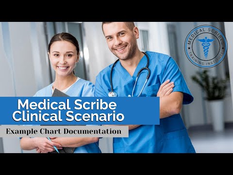 Medical Scribe Clinical Scenario - Example Medical Chart Documentation