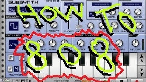 Caustic 3 Trap 808 Bass Tutorial