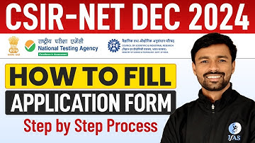 How to Fill CSIR NET Mathematics Application Form 2024? - Full Process