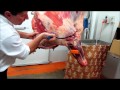 Part 1 - How to bone a Forequarter of beef demonstration by Master Butcher Michael Cross