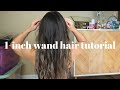 1-inch wand hair tutorial