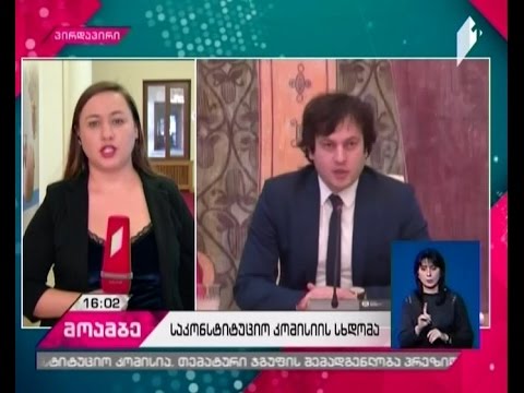 რა საკითხებს განიხილავს საკონსტიტუციო კომისიის თემატური ჯგუფი დღევანდელ შეხვედრაზე