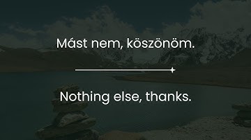 #7 Learn Hungarian While You Sleep | Most Important Hungarian Phrases and Words | English/Hungarian
