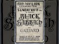 On this day 1971 Black Sabbath performed at the Jephson Gardens Pavilion leamington uk