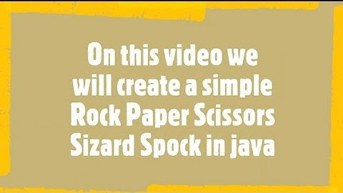 Rock Paper Scissors Lizard Spock game in java (NetBeans)