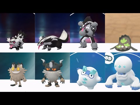 Video: Pok Mon Go Galarian Pok Mon Forms Liste, Hvordan Få Galarian Meowth, Galarian Stunfisk Og Andre Galarian Pok Mon