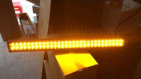 Dual color dual row led light bar amber led bar white led light bar remote control led light bar