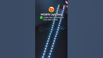 When to Choose? WS2812B VS WS2815   #btflighting #desksetup #ledstrip #WS2815 #voltagedrop #ws2812b