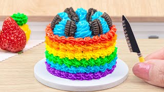 Amazing KITKAT Cake 🌈 Best Miniature Rainbown Kitkat Cake Decorating 🍫 Chocolate Cakes Recipes