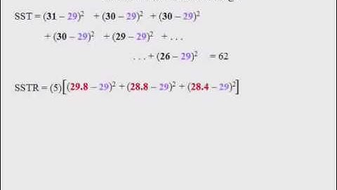 Adv Business Statistics lecture 5 (3 of 3) -- ANOVA