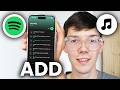 How To Add Local Files To Spotify - Phone