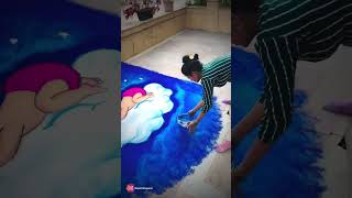 Baby shower Rangoli | Rangoli | #rajashrirangoli #rangolidesigns screenshot 5