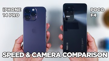 iPhone 14 Pro vs POCO F4 SPEED TEST & CAMERA Comparison | Zeibiz