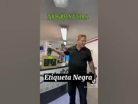 Nicegreen Ultra Etiqueta NEGRA 