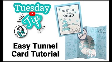 Tunnel Card Tutorial: How To Make A Beary Cute Christmas Card