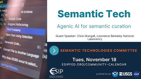 Agentic AI for semantic curation
