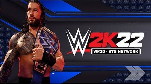 Wwe 2k22 WR3D MOD Lite download only 101mb release by WR3D NETWORK and modified WR3D-ATG NETWORK